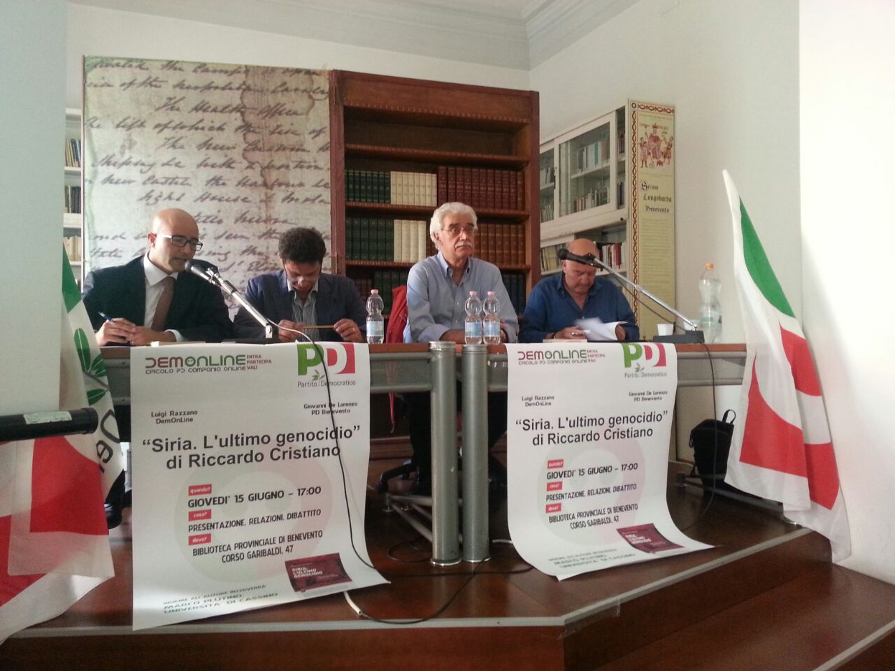 Benevento| Siria, Riccardo Cristiano: pace e sviluppo per fermare il massacro