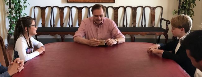 Benevento| I Campioni nazionali di lingua inglese a colloquio con Mastella