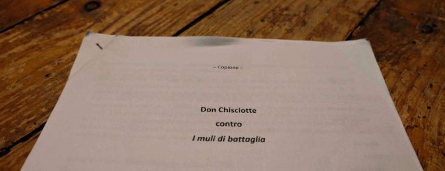 Airola| In scena “Don Chisciotte contro i Muli di Battaglia”