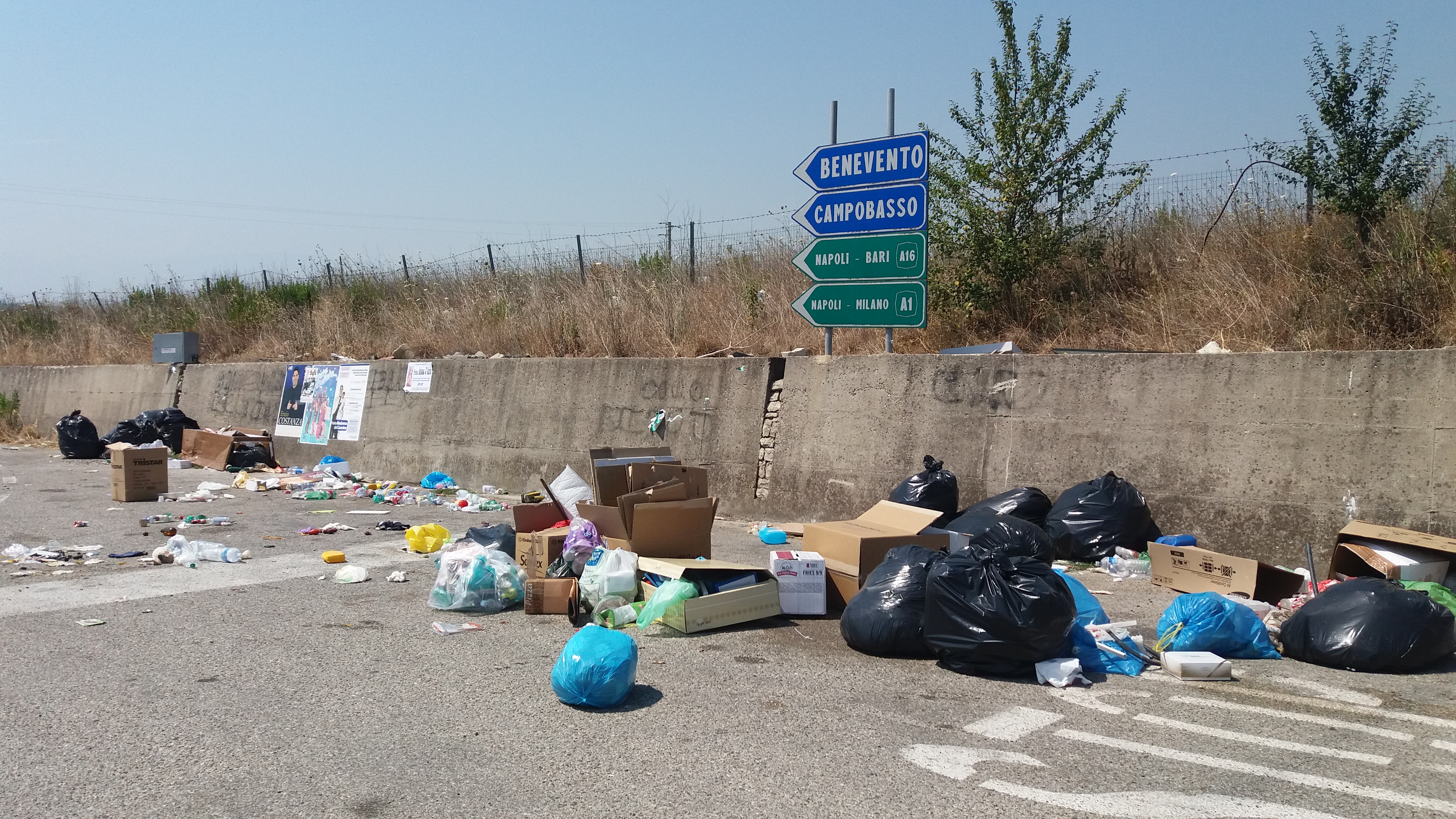 Benevento| San Chirico, la spazzatura ritorna