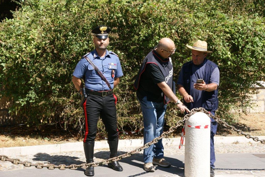 Benevento| Vandali all’Arco di Traiano, ispezione dell’Arma dei Carabinieri
