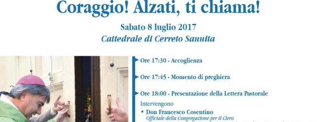 Cerreto Sannita| Il Vescovo Battaglia presenta la sua prima Lettera Pastorale