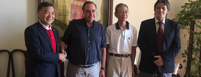 Benevento| Buyers cinesi ospiti di Mastella a Palazzo Mosti