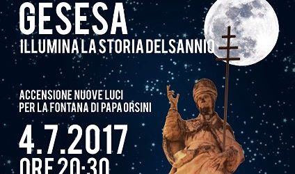 Benevento| Gesesa illumina la storia del Sannio,inaugurazione fontana Orsini