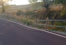 Benevento| ..e la pista ciclo-pedonale sprofonda/ FOTO