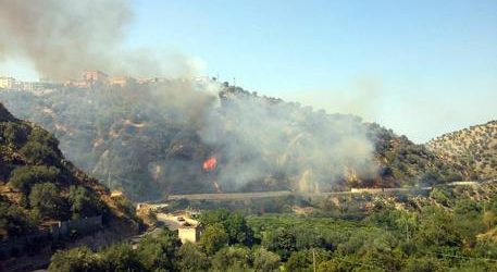 Bonito| Incendio a Cinquegrana, bruciati 3 ettari di bosco. Sul posto il Genio Civile