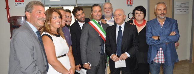 Telese Terme| Ricci al Poliambulatorio con De Luca: “un momento di gioia”