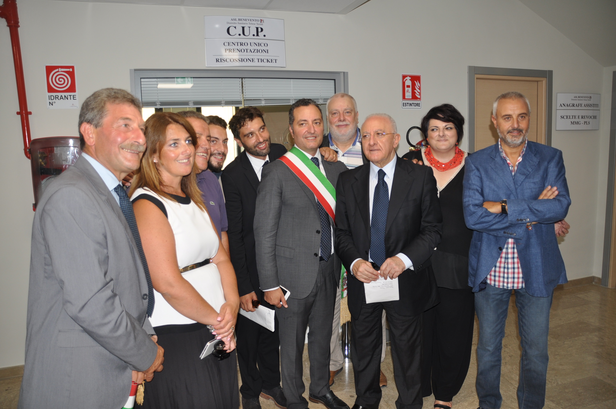 Telese Terme| Ricci al Poliambulatorio con De Luca: “un momento di gioia”