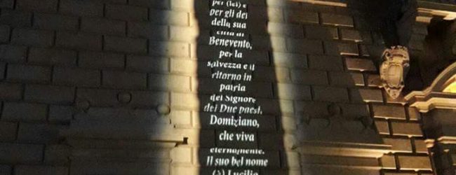 Benevento| L’obelisco egizio illumina il Corso Garibaldi