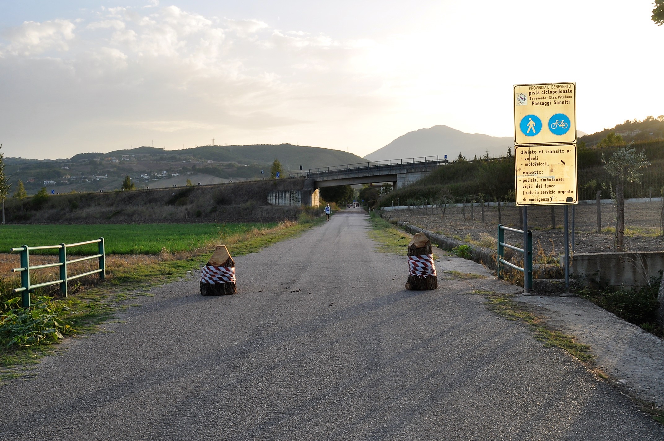 Benevento| Pista Pantano, rimosso un dissuasore. Ricci: “a breve i jersey in cemento armato”