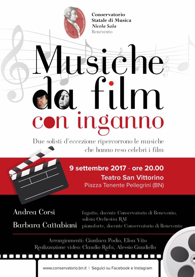 Benevento| Al San Vittorino in scena “Musiche da film con inganno”