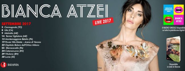 Vitulano| Bianca Atzei in concerto nel Sannio