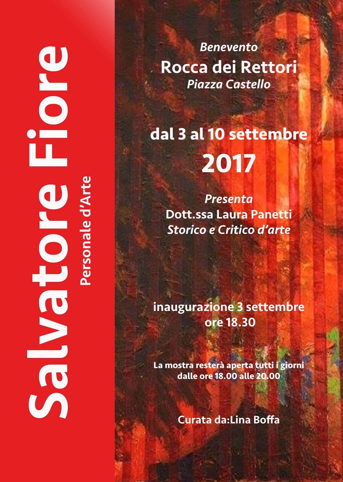 Benevento| Si inaugura la “Personale d’Arte” di Fiore