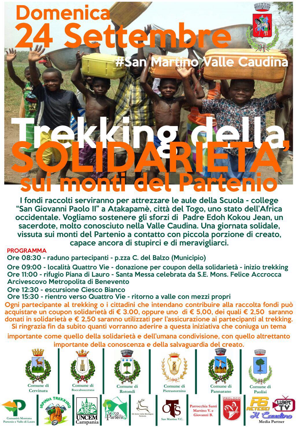 San Martino V. C.| Una passeggiata sui monti del Partenio, domenica il “Trekking della Solidarietà”