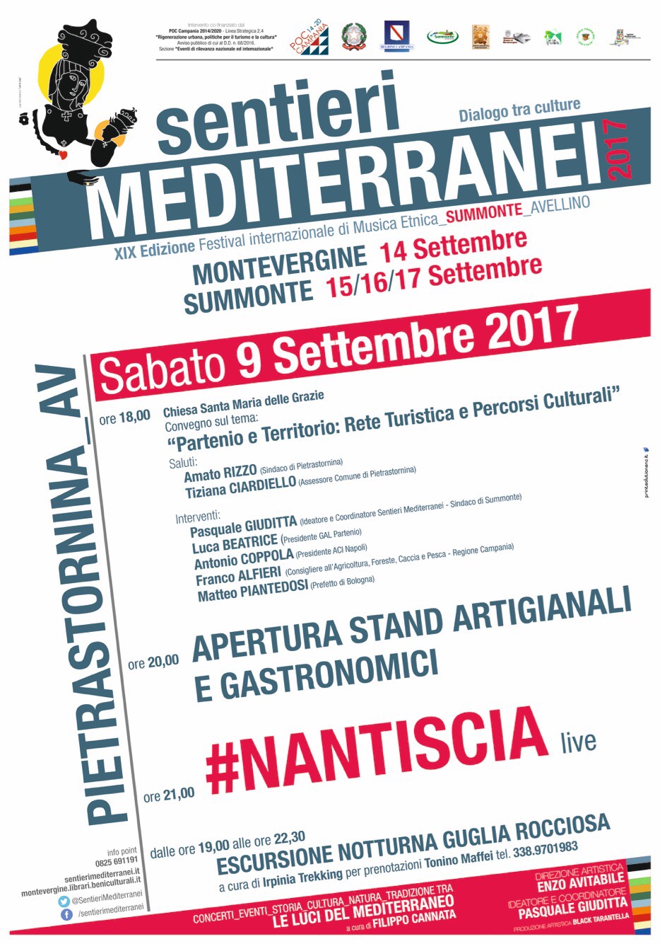 “Sentieri Mediterranei”, a Pietrastornina l’evento di apertura.