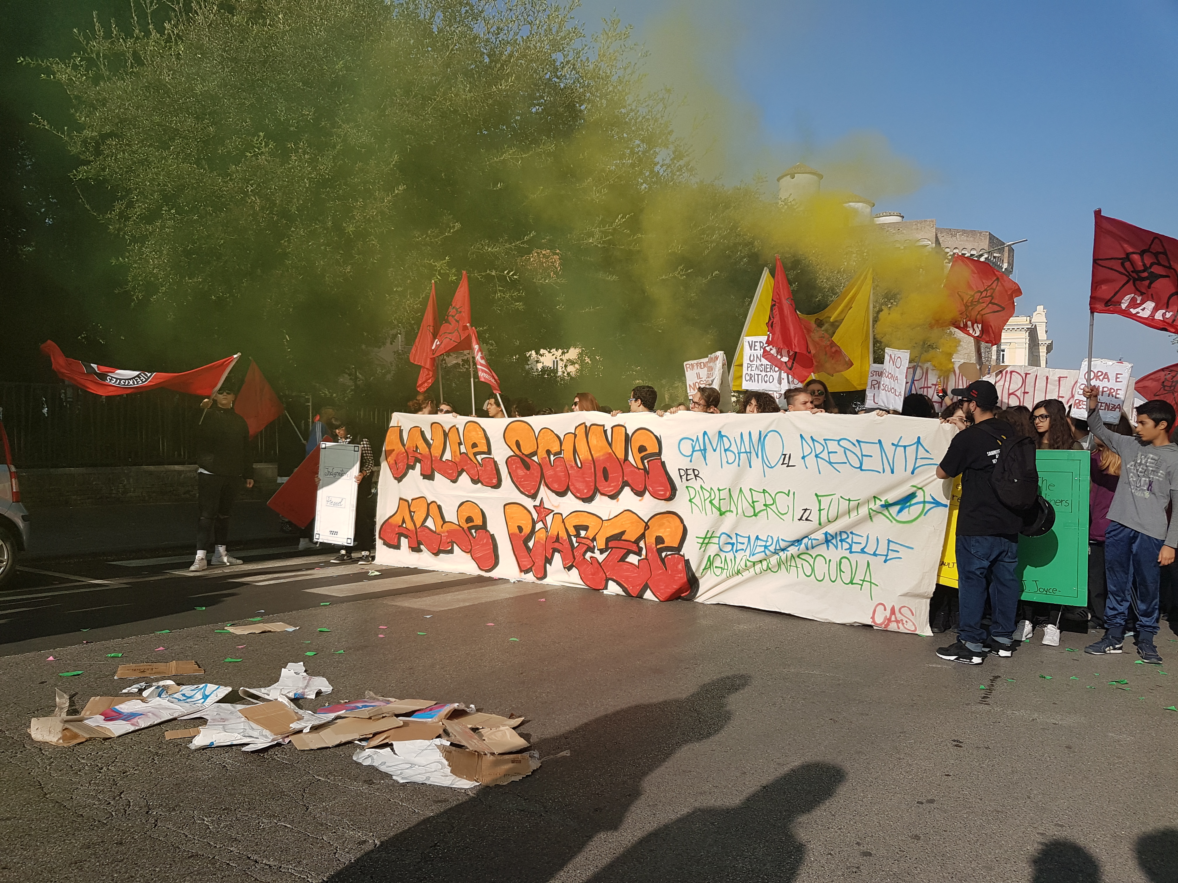 Benevento| L’autunno è arrivato, la #generazioneribelle scende in piazza