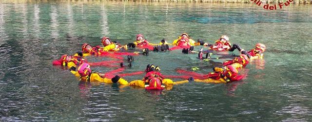Campolattaro| Alla diga le esercitazioni dei Vigili del Fuoco