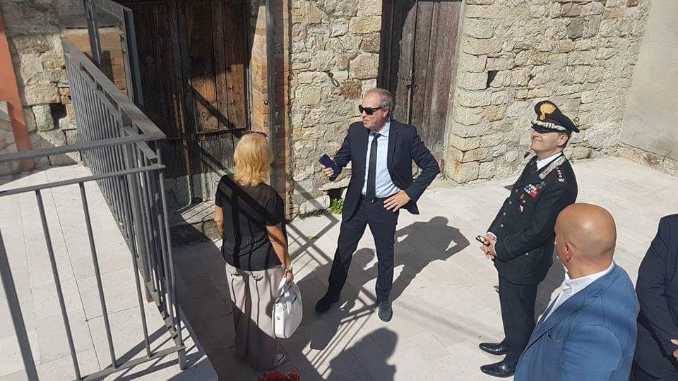 Ginestra degli Schiavoni| Spina incontra Prefetto e istituzioni militari