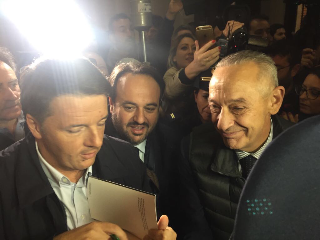 Renzi a Benevento, De Caro: segretario attento alle sorti del Sannio