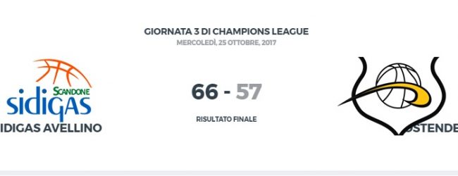 Sidigas, al PalaDelMauro Ostenda ko.