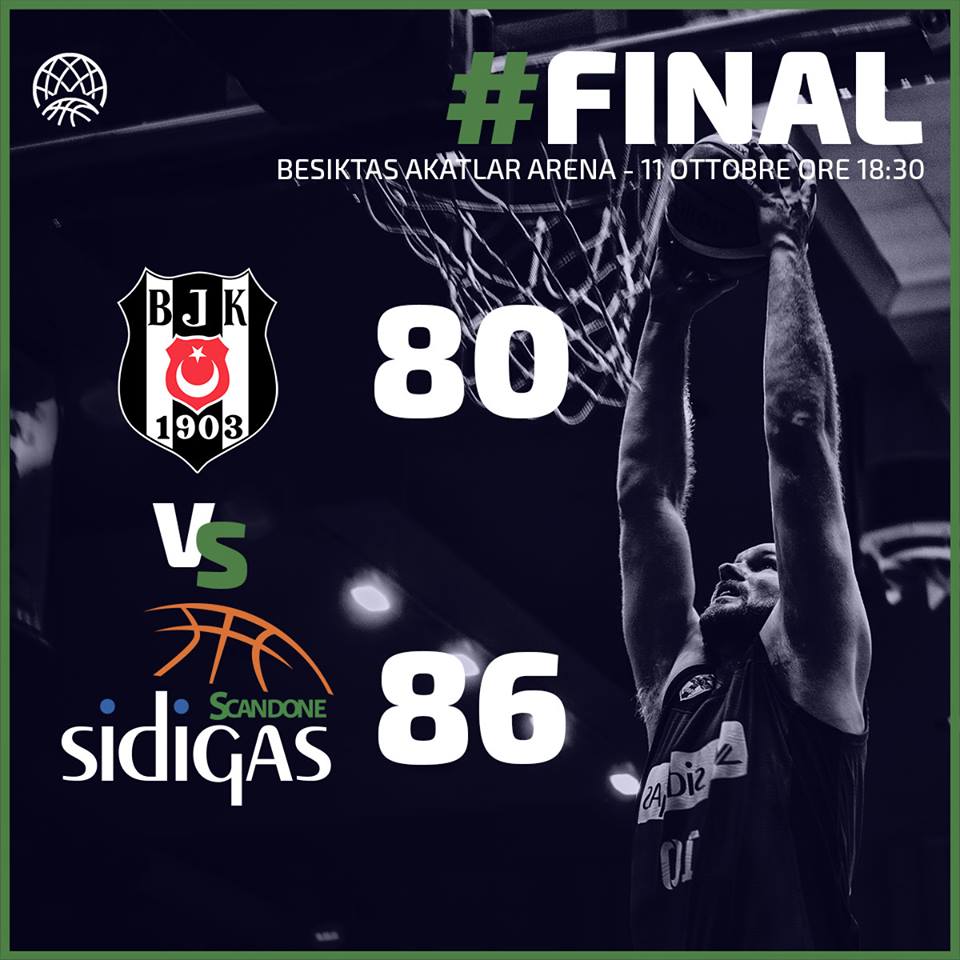 Sidigas Avellino, boom all’esordio: battuto il Besiktas