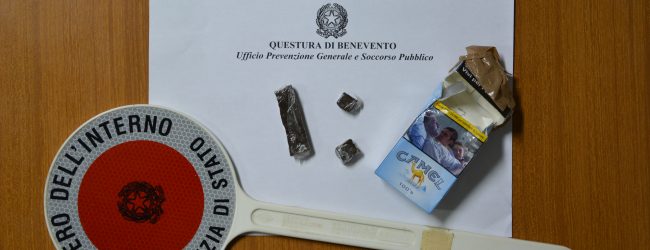 Benevento| Droga nelle sigarette, sequestrati 12 grammi di hashish