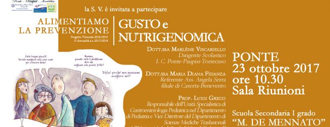 Ponte| Riprende il Progetto di Educazione Alimentare