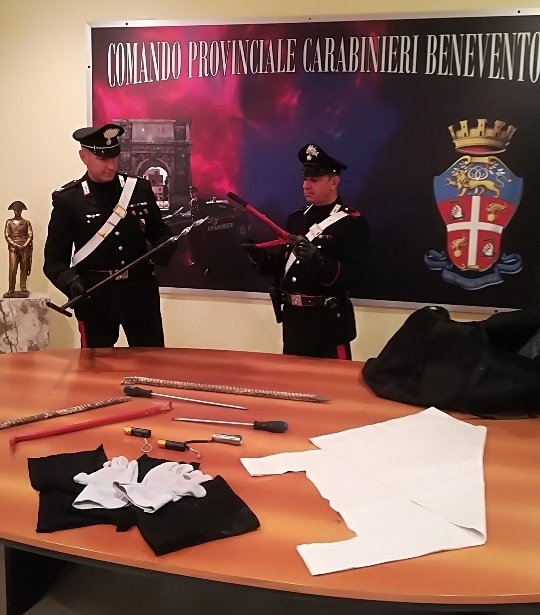 Benevento| Ladri in una tabaccheria, arrestati