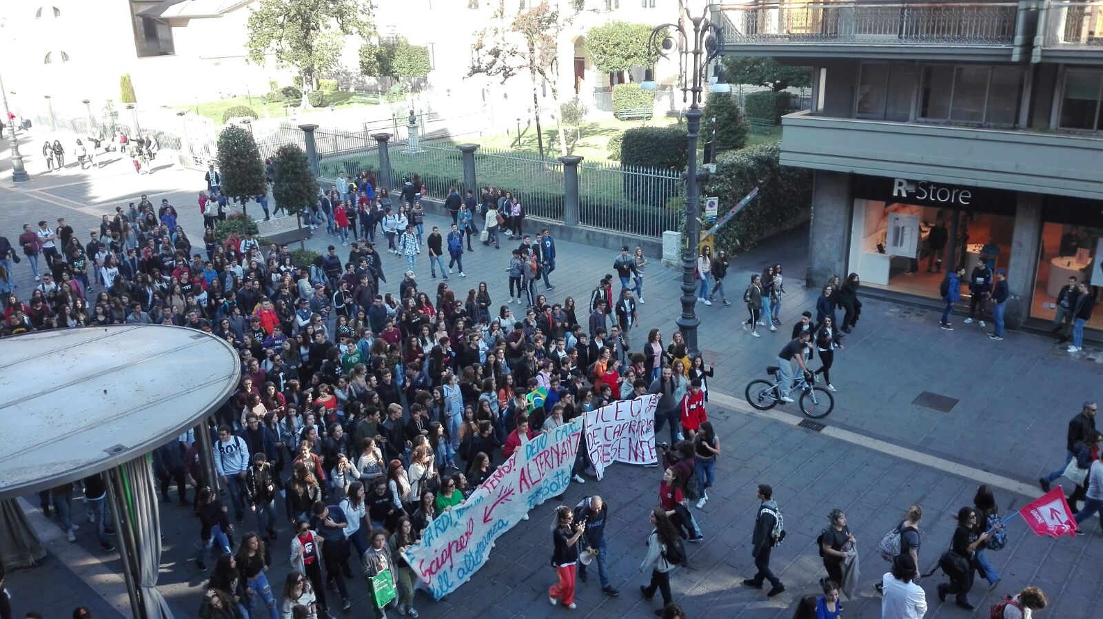 Avellino| Studenti in corteo contro l’alternanza scuola-lavoro
