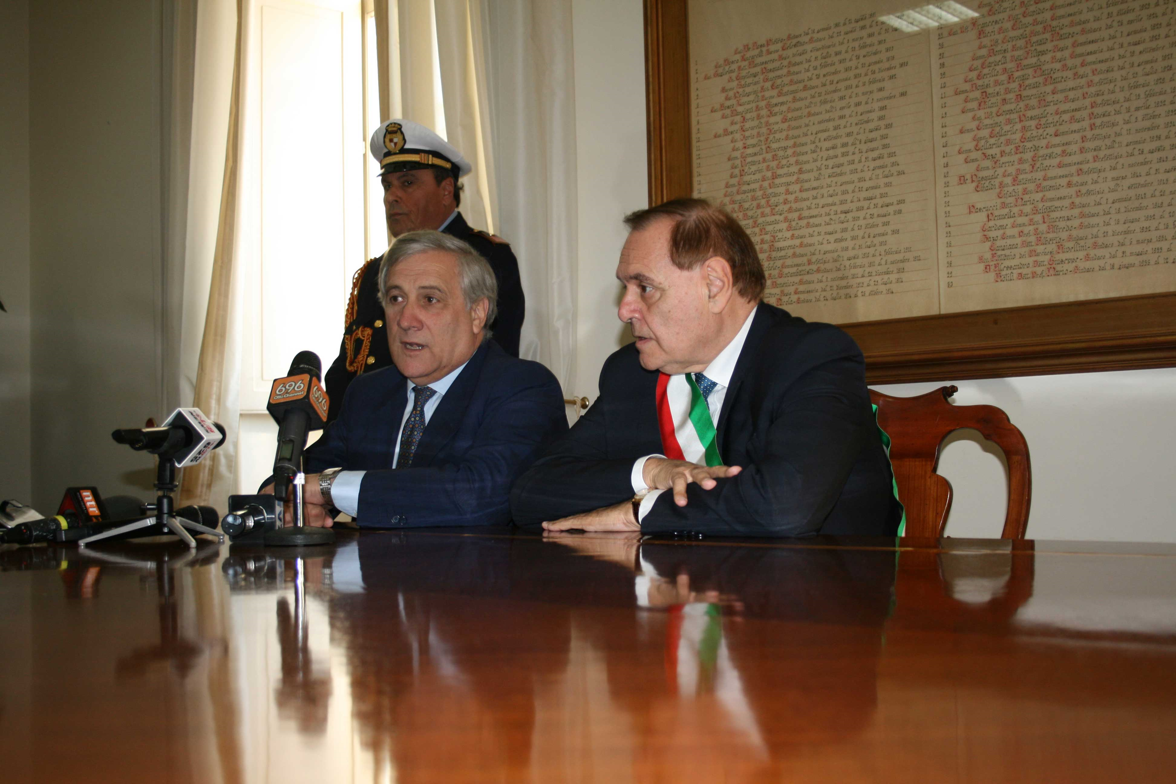 Benevento| Tajani, nessuna candidatura in vista.