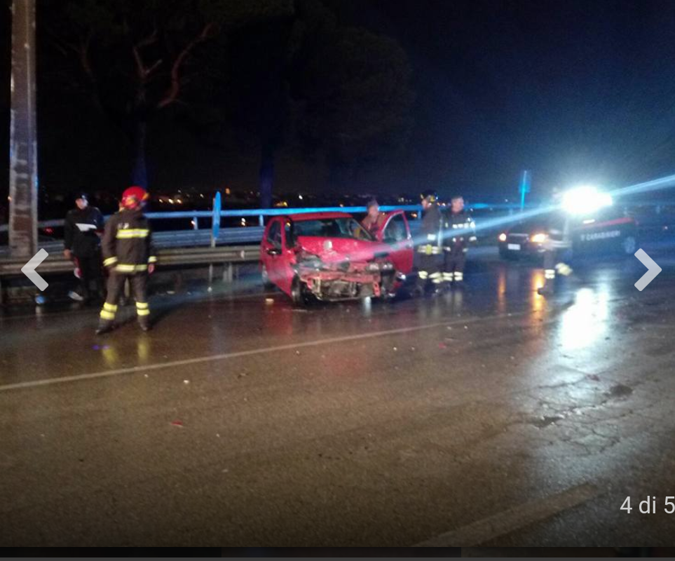 Benevento| Incidente lungo la Tangenziale ovest,sei feriti