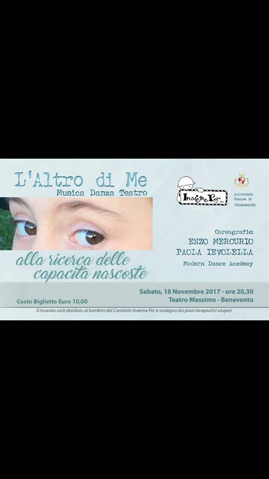 Benevento| Al Teatro Massimo lo spettacolo “L’altro di me”