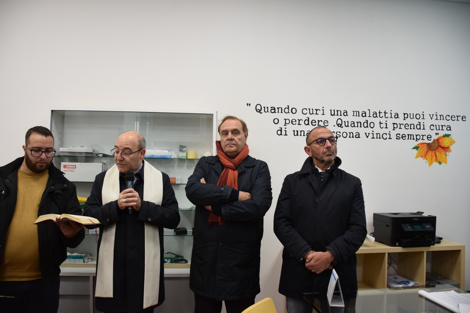 Benevento| Inaugurata la Sala Medica alla Cittadella della Caritas