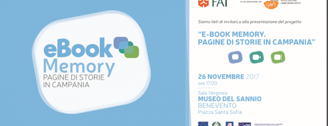 Benevento| Al Museo del Sannio il progetto “E-book Memory”
