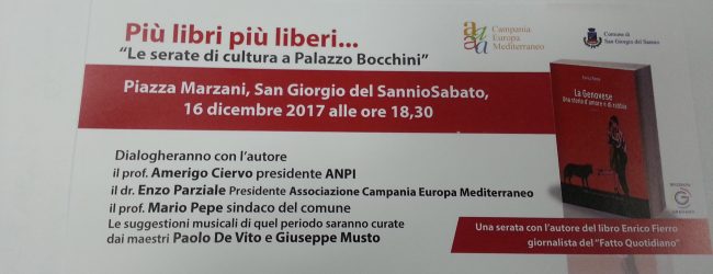 San Giorgio del Sannio| Enrico Fierro a “Più libri più liberi…”