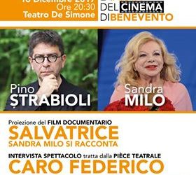 Benevento| Al Teatro De Simone di scena la “Festa del Cinema” con Sandra Milo e il regista Strabioli