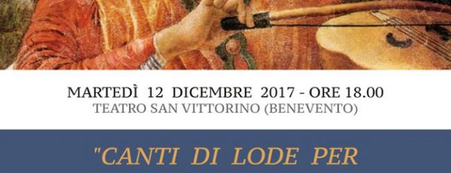 Benevento| Al San Vittorino appuntamento di Natale il 12 dicembre con “Canti di Lode”