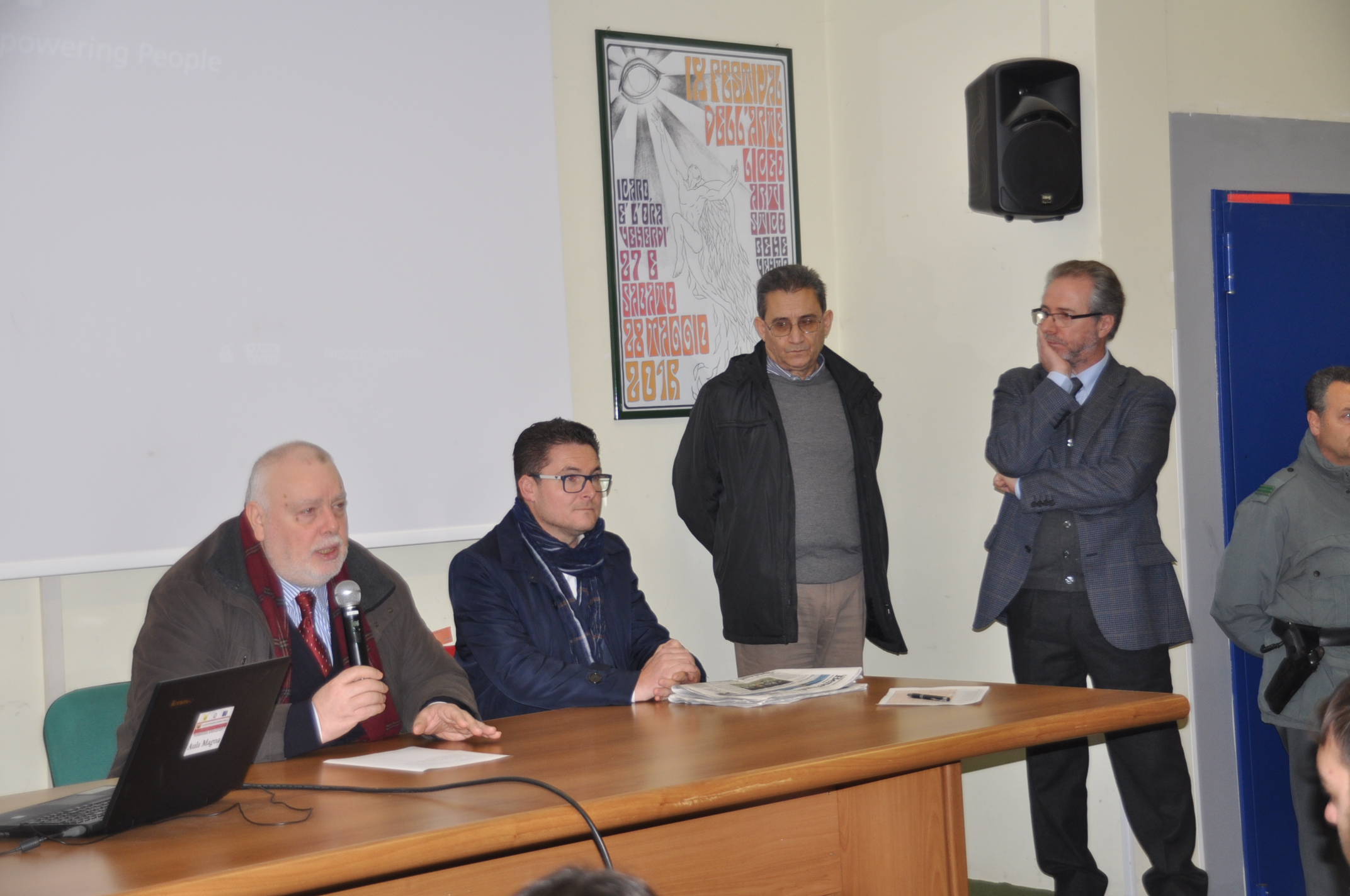 Benevento| Ricci partecipa all’assemblea del liceo Artistico
