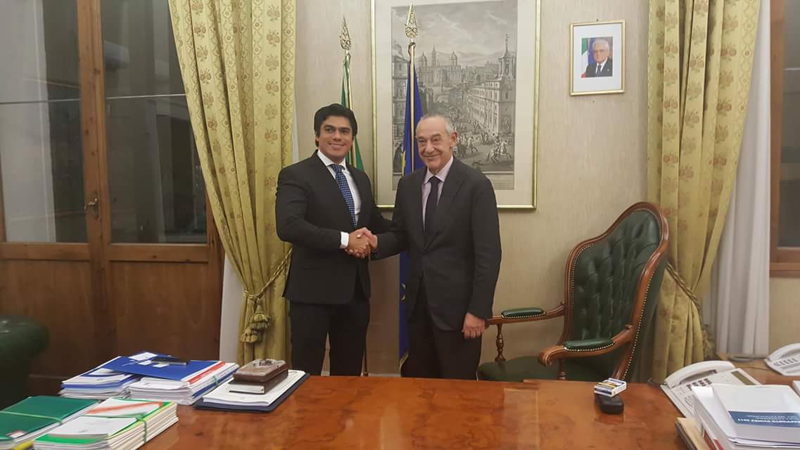 De Caro incontra il Ministro del Costa Rica Valverde