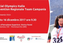 Montesarchio| Special Olimpics, sabato Convention Regionale Team Campania