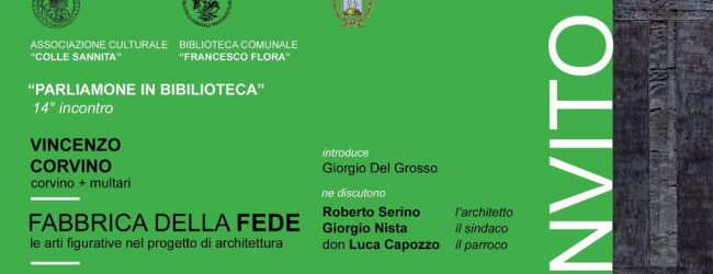 Colle Sannita| “Parliamone in biblioteca” sul tema: Fabbrica della fede