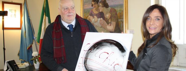 Benevento| Alla Rocca dei Rettori donata opera di Del Donno