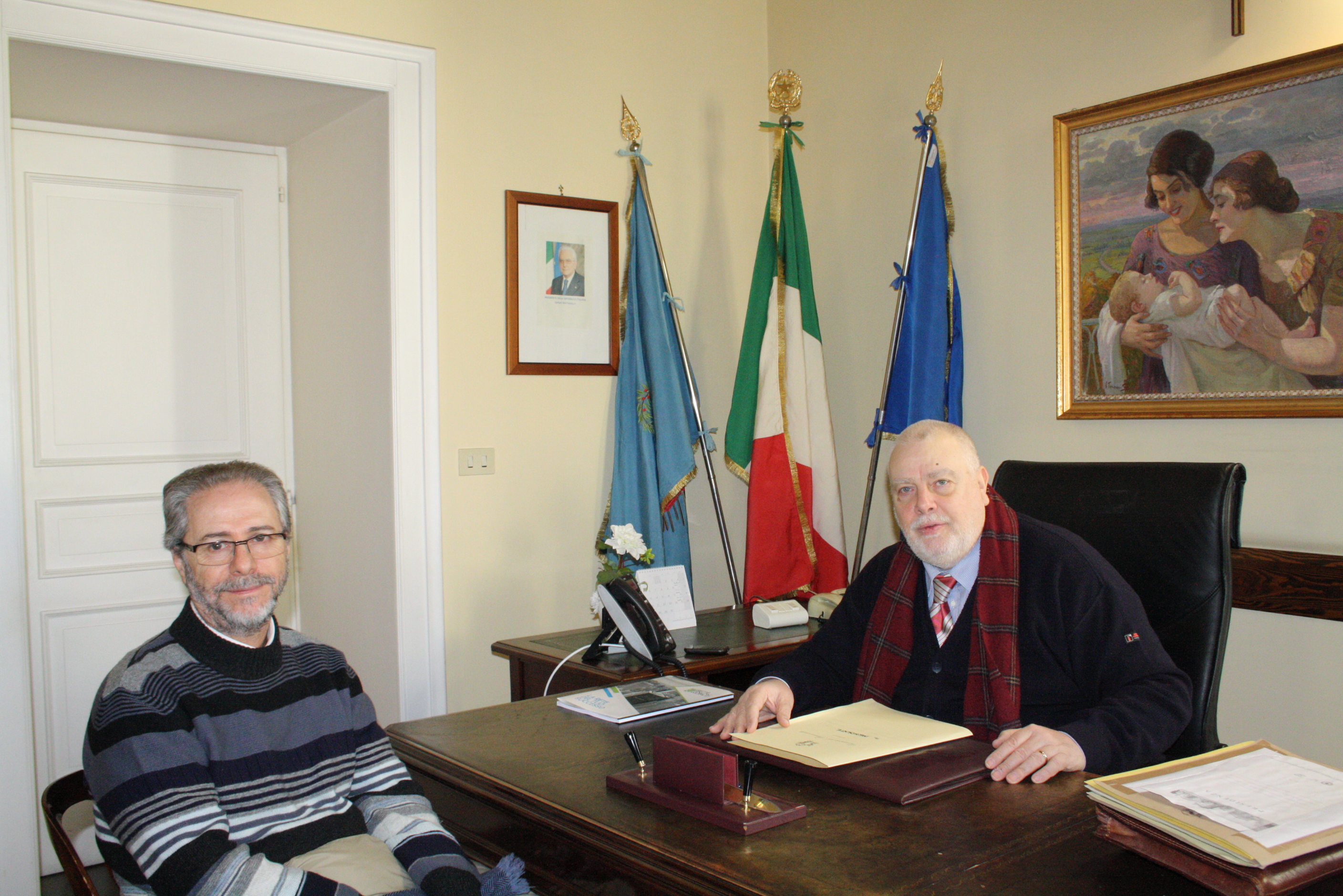 Benevento| Il Presidente Ricci riceve la visita del Dirigente Liccardo