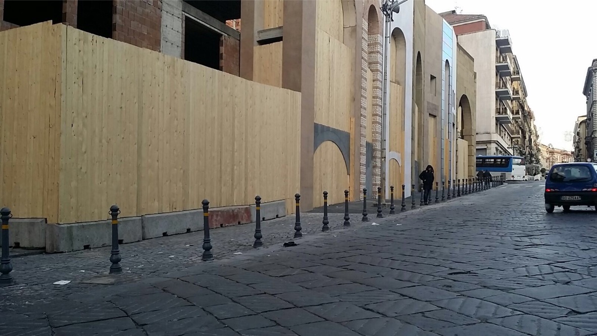 Benevento| Rimossa la recinzione di Piazza Duomo