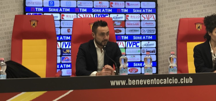 Benevento, De Zerbi: “Imprecisi e subiamo con facilità”