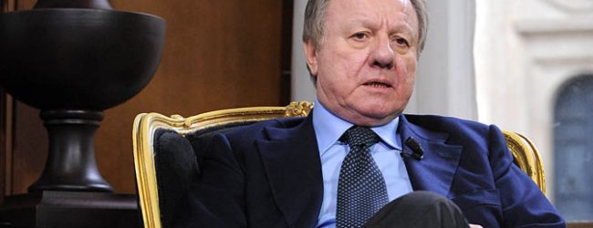 Tragica Morte Senatore Matteoli, De Girolamo: “perdiamo punto cardine della politica”