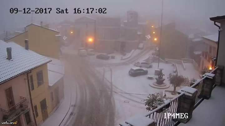 Montefalcone Valfortore| Cade la neve nell’Alto Sannio