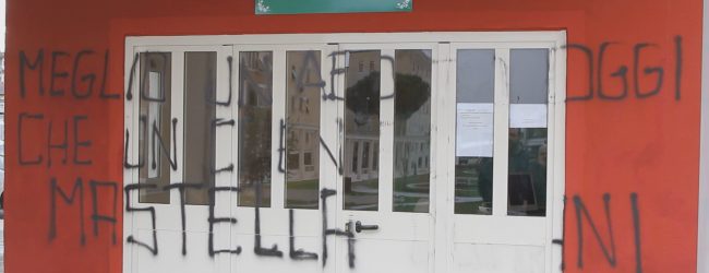 Benevento| Cav imbrattato, Basile: noi estranei