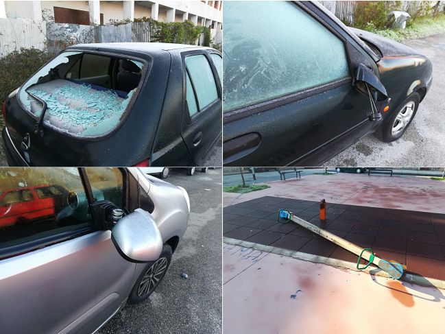 Benevento| Teppismo a Via Garrucci