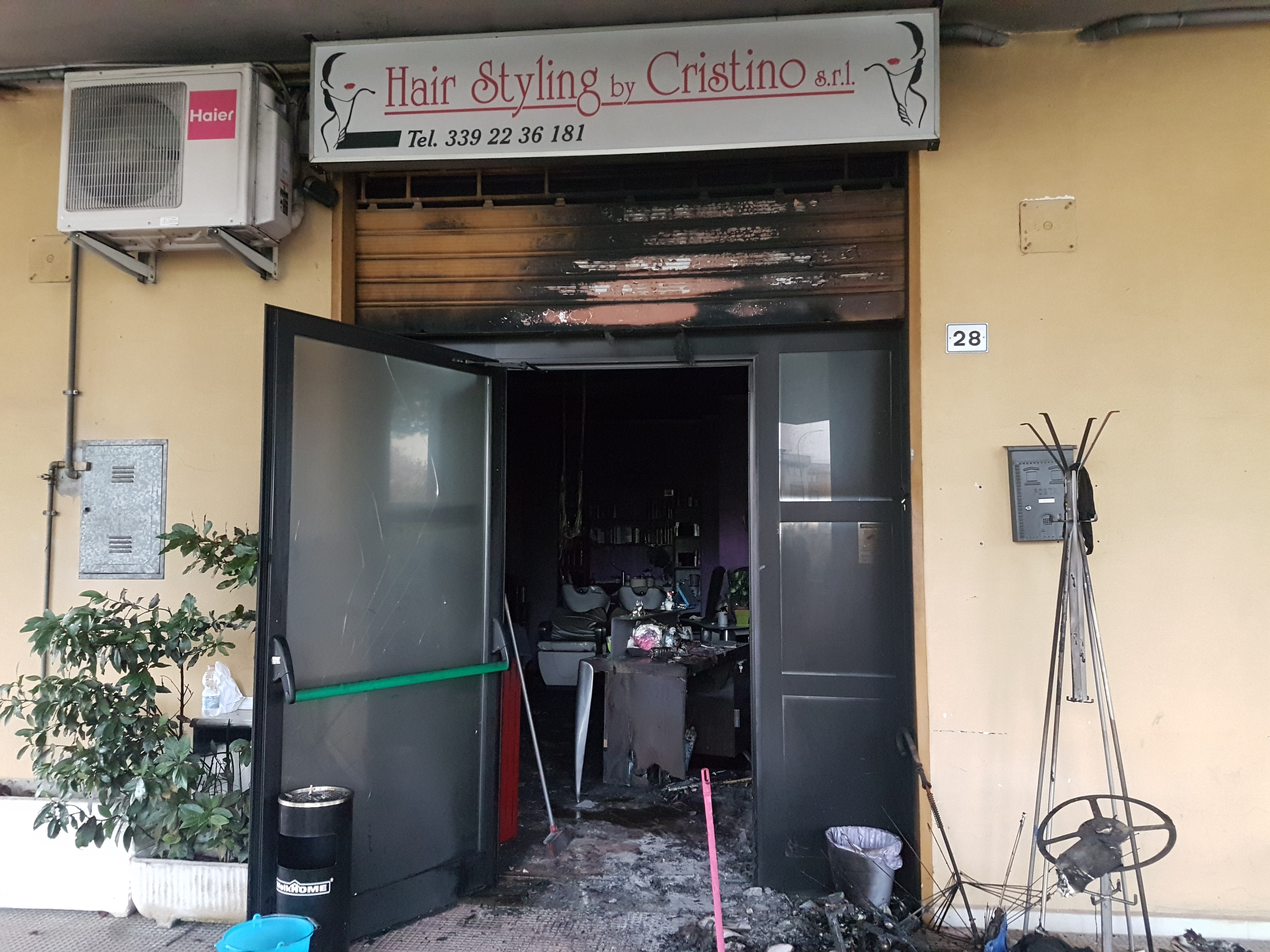Benevento| Attentato a Cretarossa, distrutto negozio